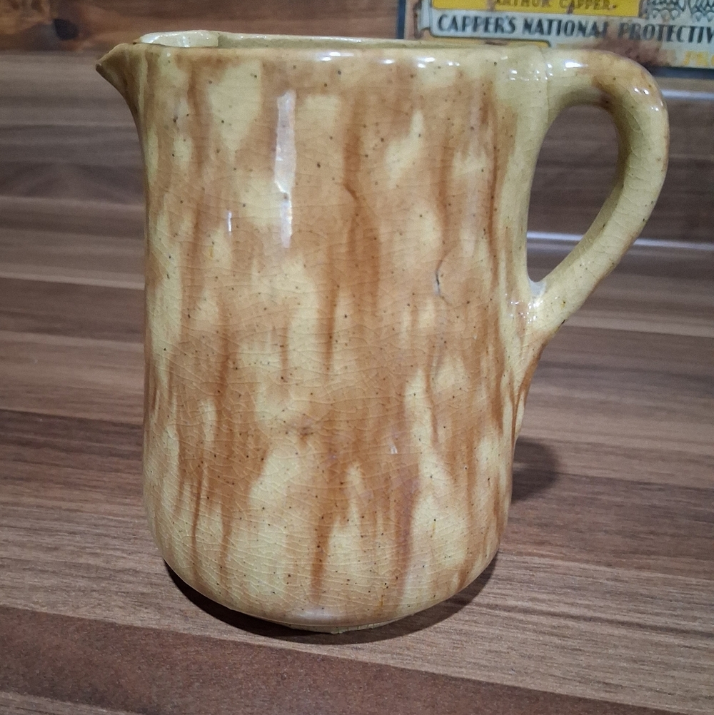 Antique Bennington Rockingham Style Pitcher - Picture 2 of 6
